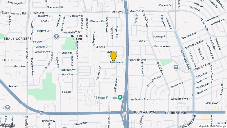 Poinciana Garden Apartments Map and Location Details