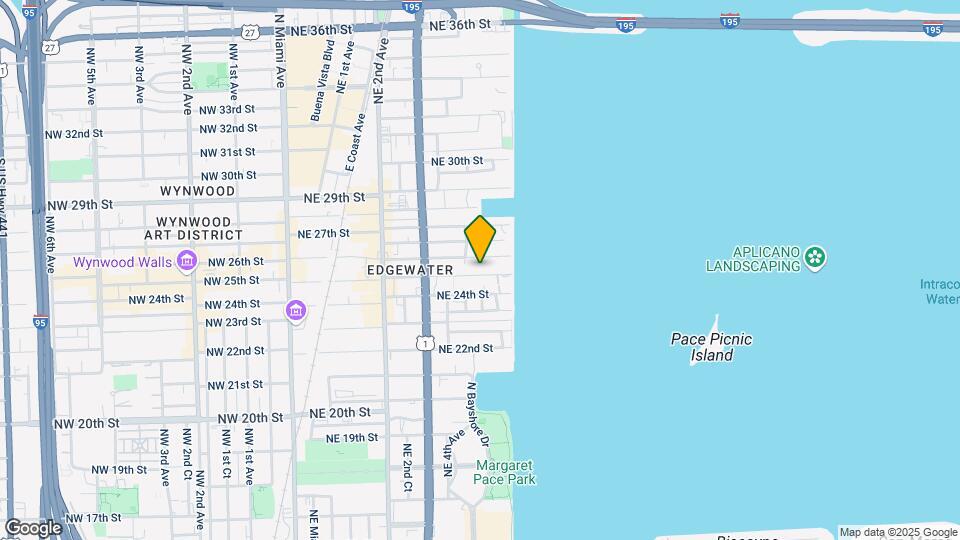 Bahia Biscayne Mapa y Detalles de la Ubicación