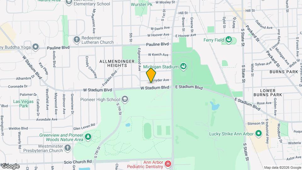 506 W Stadium Blvd Mapa y Detalles de la Ubicación