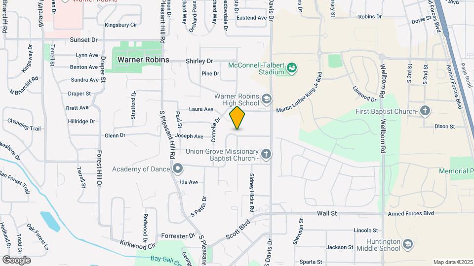 805 Crestwood Terrace Map and Location Details