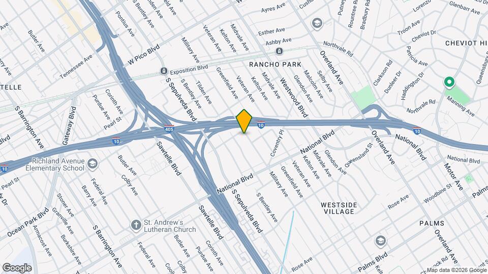 2813 Military Ave Map and Location Details