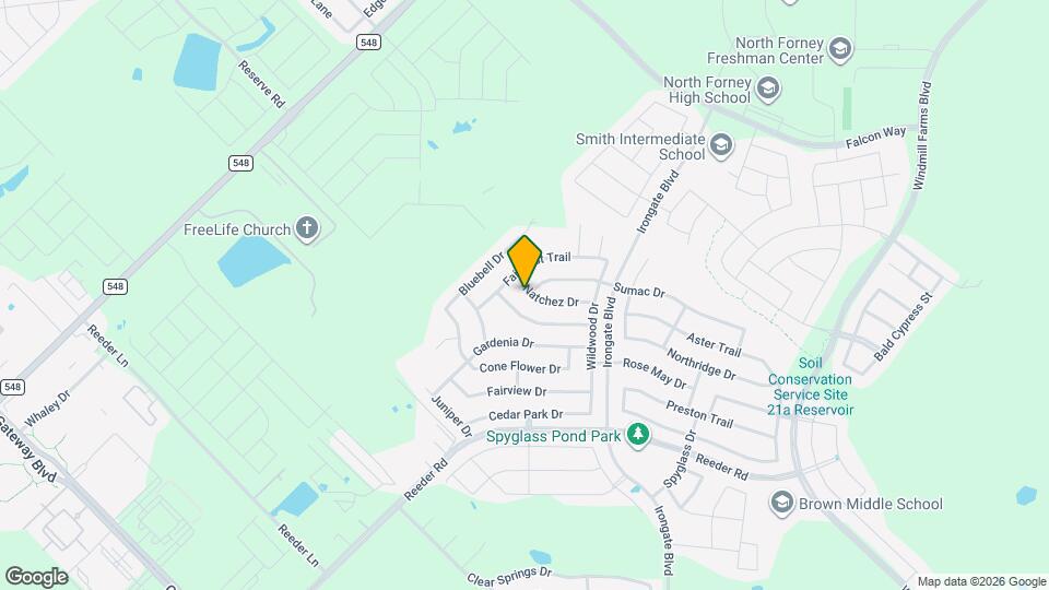 2030 Natchez Dr Map and Location Details