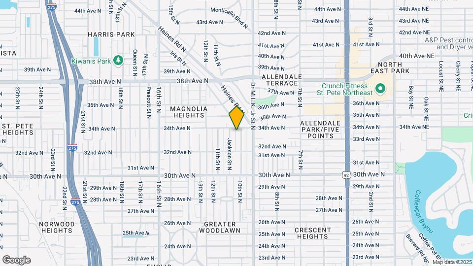 3326 10th St N Map and Location Details