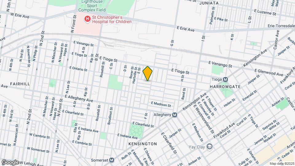 653 E Thayer St Map and Location Details
