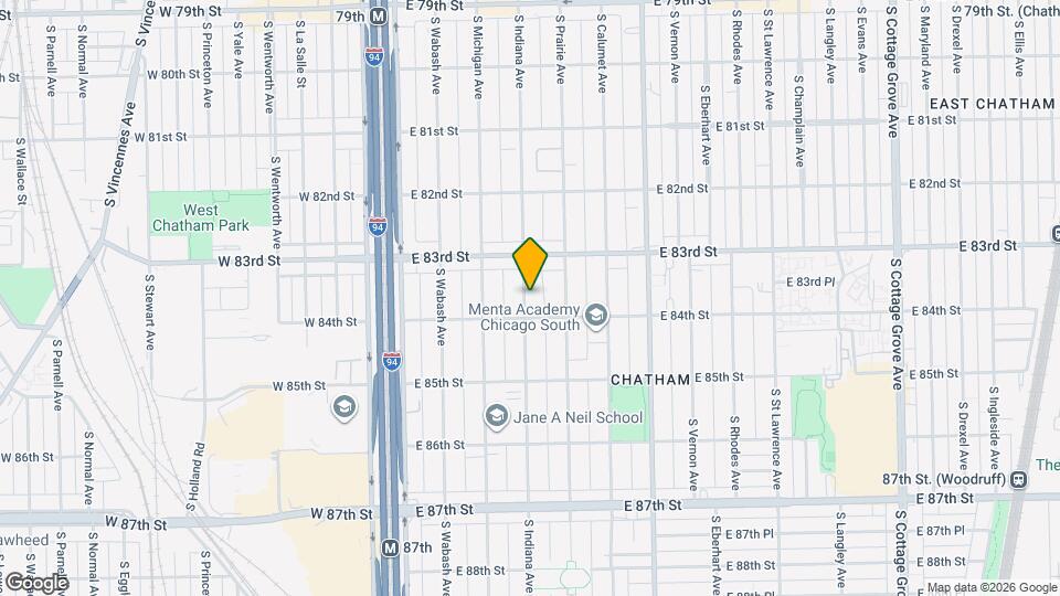 8335 S Indiana Ave Mapa y Detalles de la Ubicación