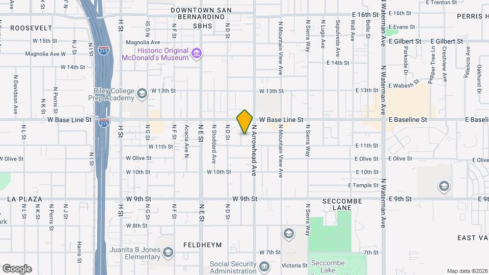 1121 N Mayfield Ave, Unit 1121 Map and Location Details