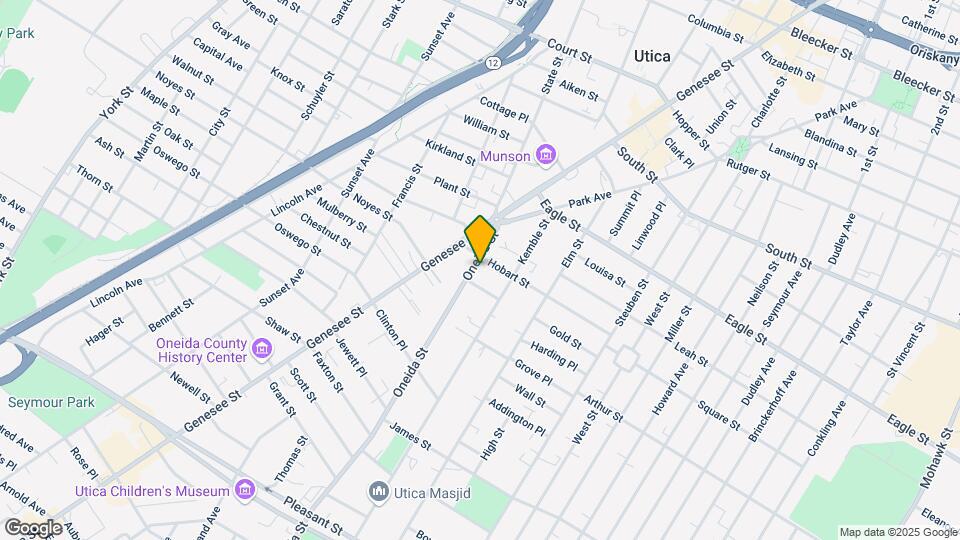 1405 Oneida St Map and Location Details