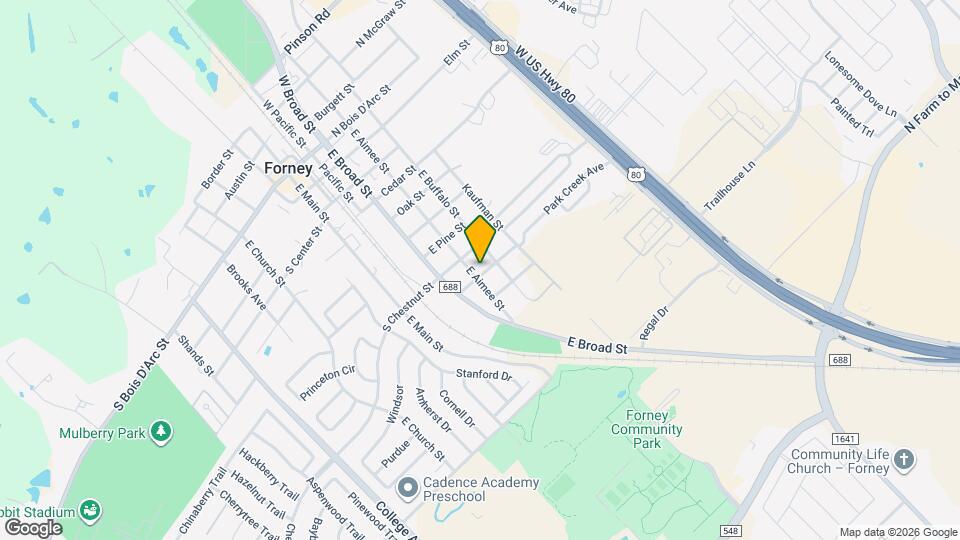 806 E Aimee St Map and Location Details