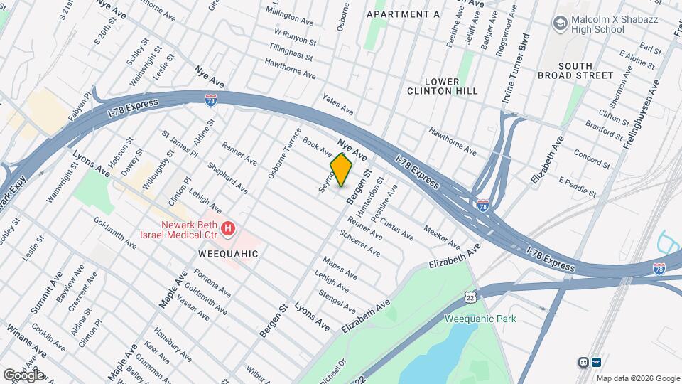 410 Chadwick Ave, Unit 2 Mapa y Detalles de la Ubicación