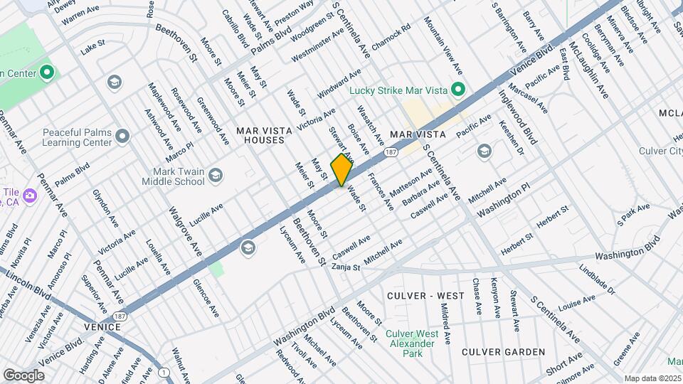 12716 Venice Blvd Map and Location Details