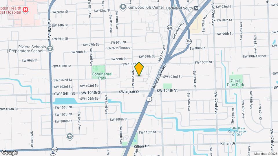 7847 SW 102nd Ln Map and Location Details