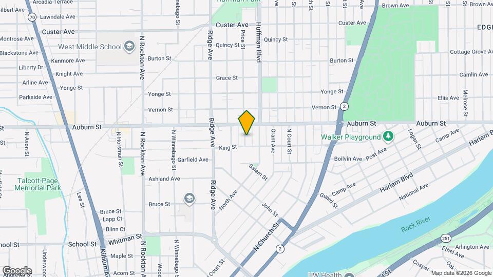 1313 Evelyn St Mapa y Detalles de la Ubicación