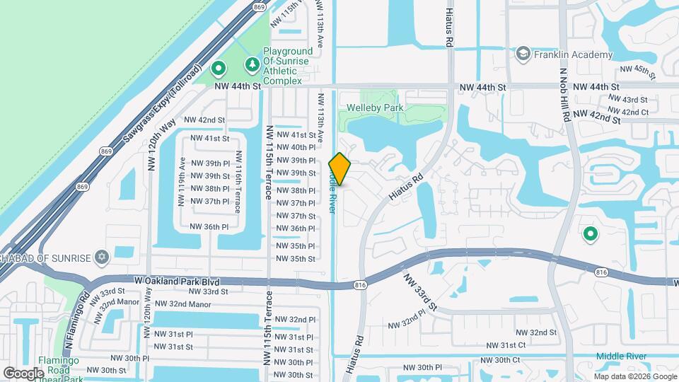 3655 NW 111th Terrace Map and Location Details