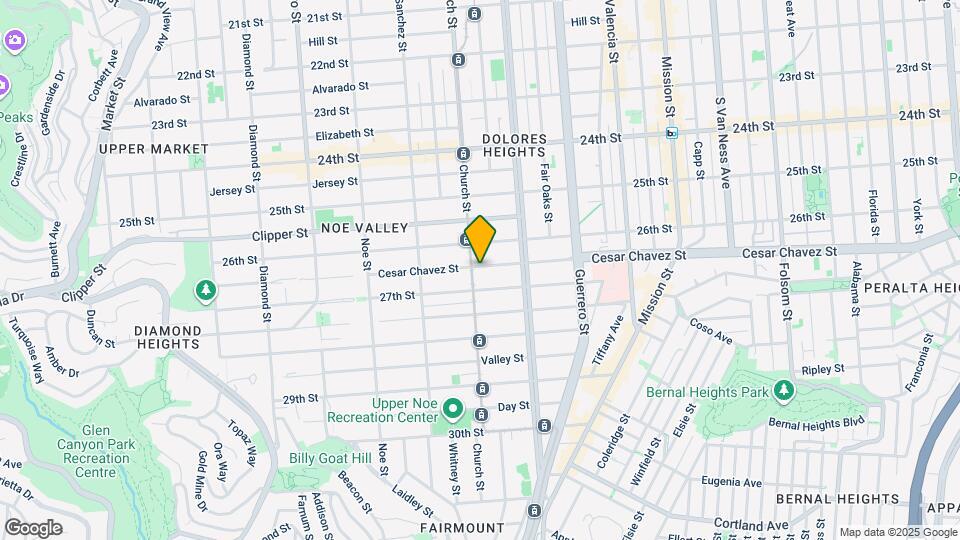 3885 Cesar Chavez St Map and Location Details