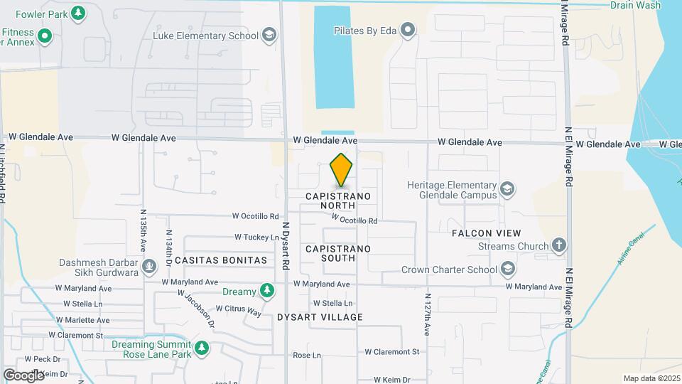 12927 W Peppertree Ln Mapa y Detalles de la Ubicación