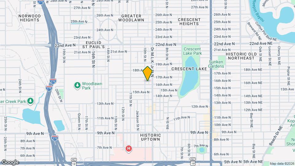 925 16th Ave N Map and Location Details