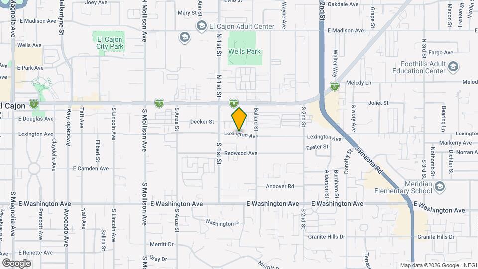 1137 E Lexington Ave Map and Location Details