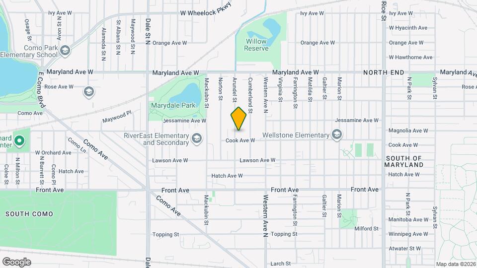 1068 Arundel St Map and Location Details