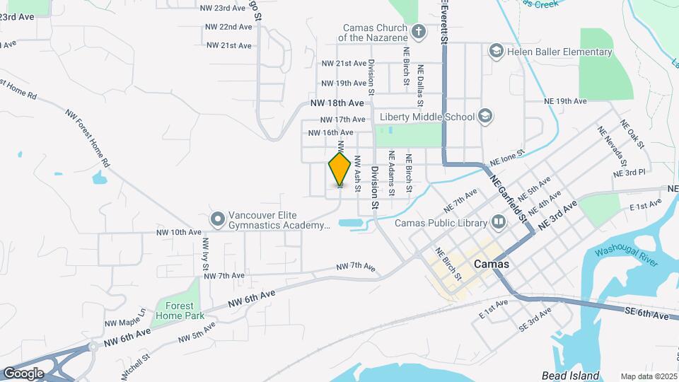 1217 NW Benton St Map and Location Details