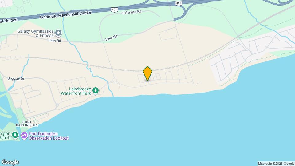 591 Port Darlington Rd Map and Location Details