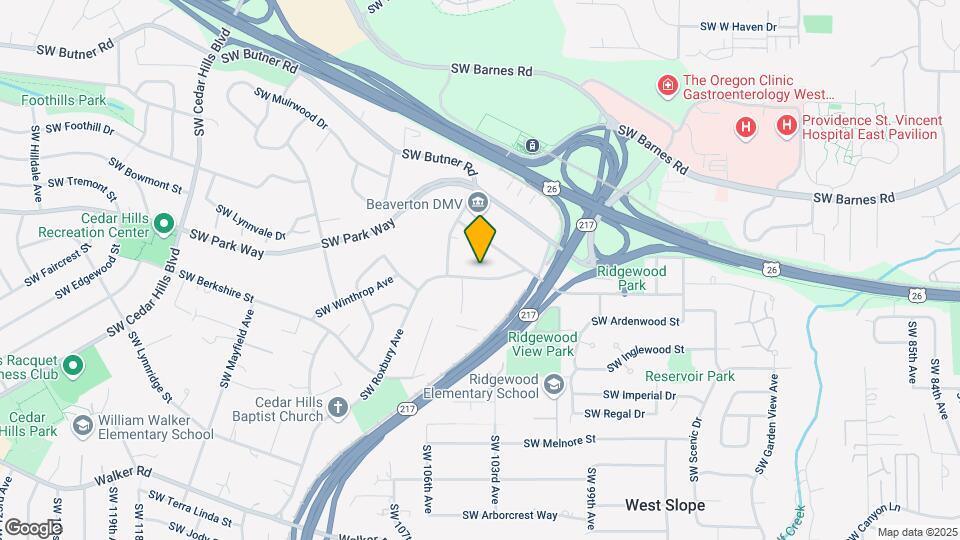 10293 SW Eastridge St Map and Location Details