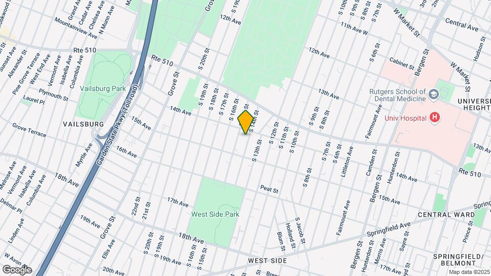 455 S 14th St Map and Location Details