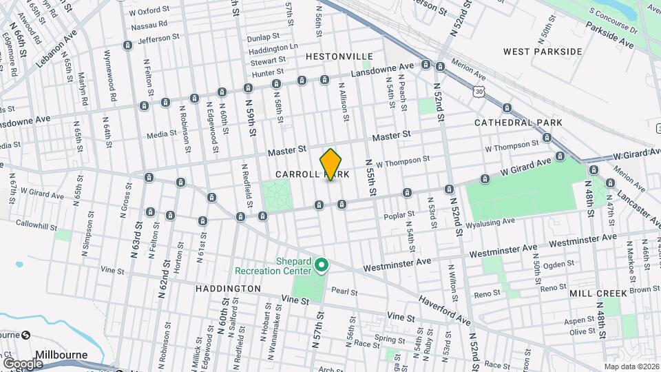 1239 N Frazier St Map and Location Details