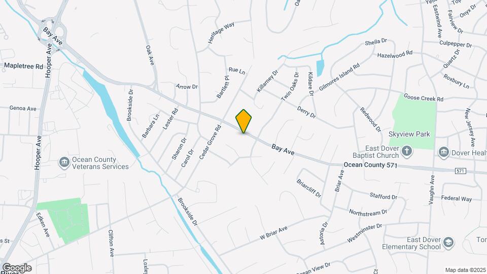 821 Bay Ave Map and Location Details