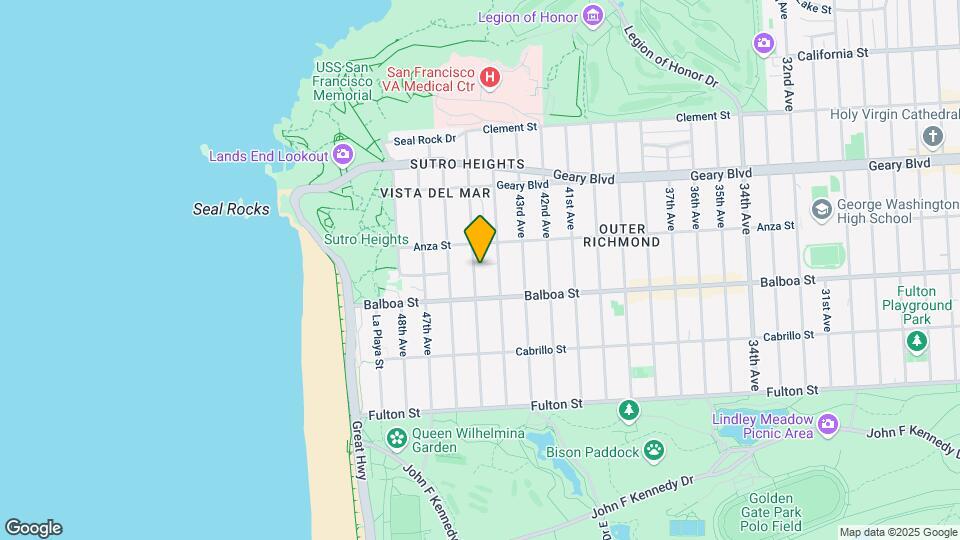 638 45th Ave Mapa y Detalles de la Ubicación