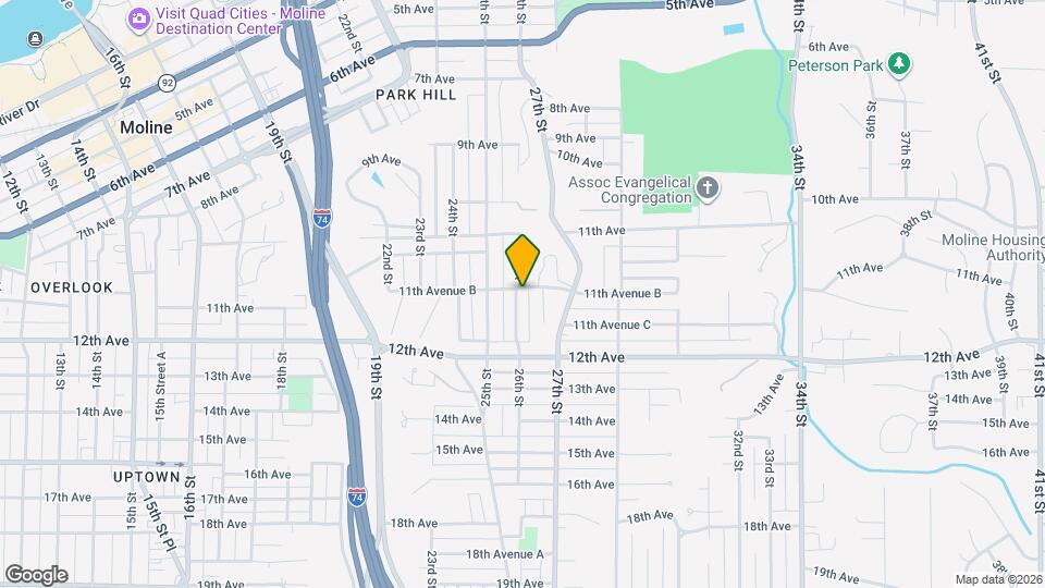 1158 26th St Map and Location Details