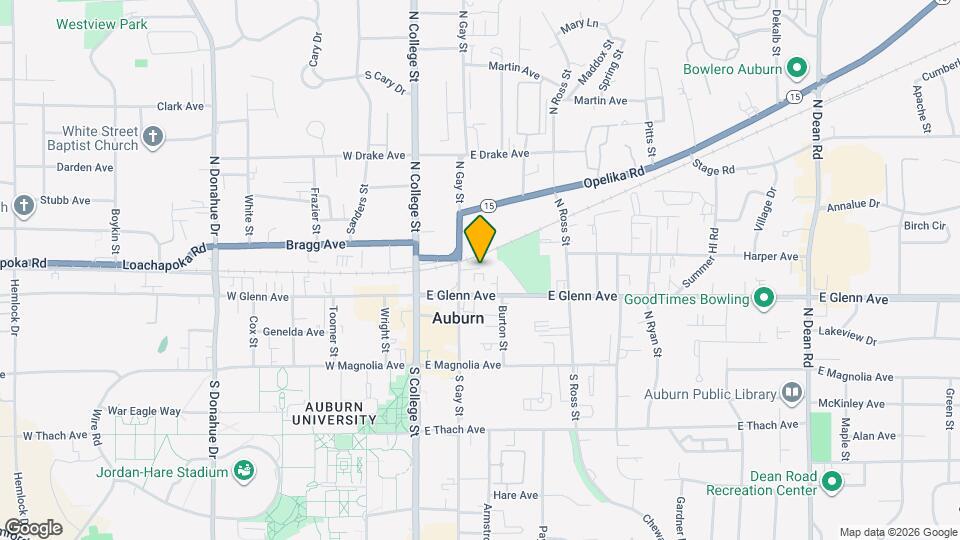 The Standard at Auburn Map and Location Details