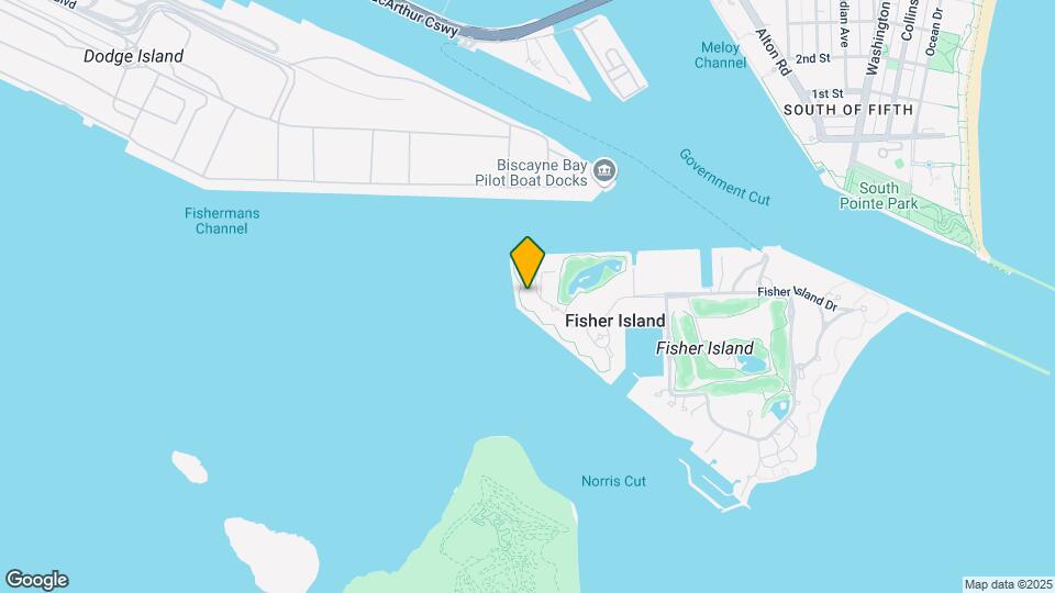 5221 Fisher Island Dr Map and Location Details