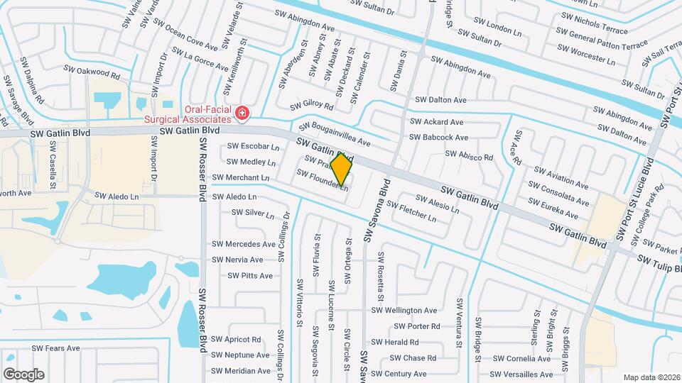 1410 SW Flounder Ln Map and Location Details