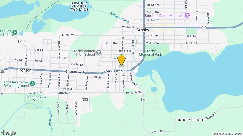 422 Michigan Ave Map and Location Details