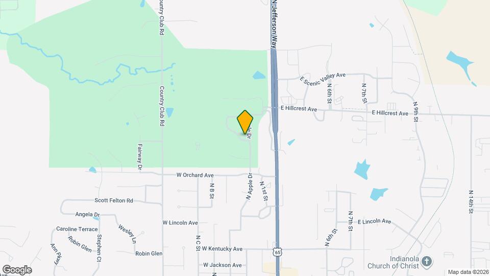 1708 Apple Ln Map and Location Details