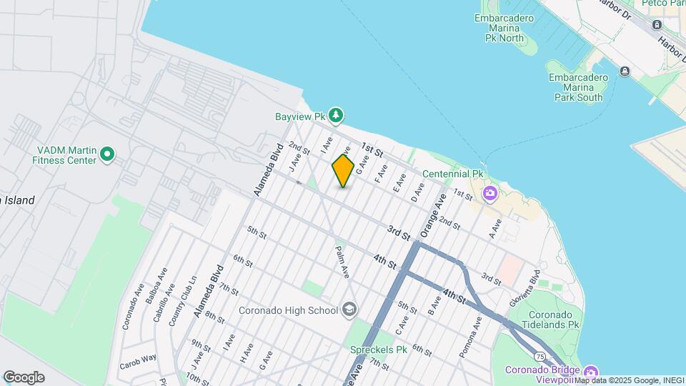 254 G Ave Map and Location Details