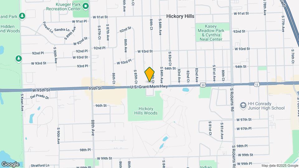8440 W 95th St Mapa y Detalles de la Ubicación