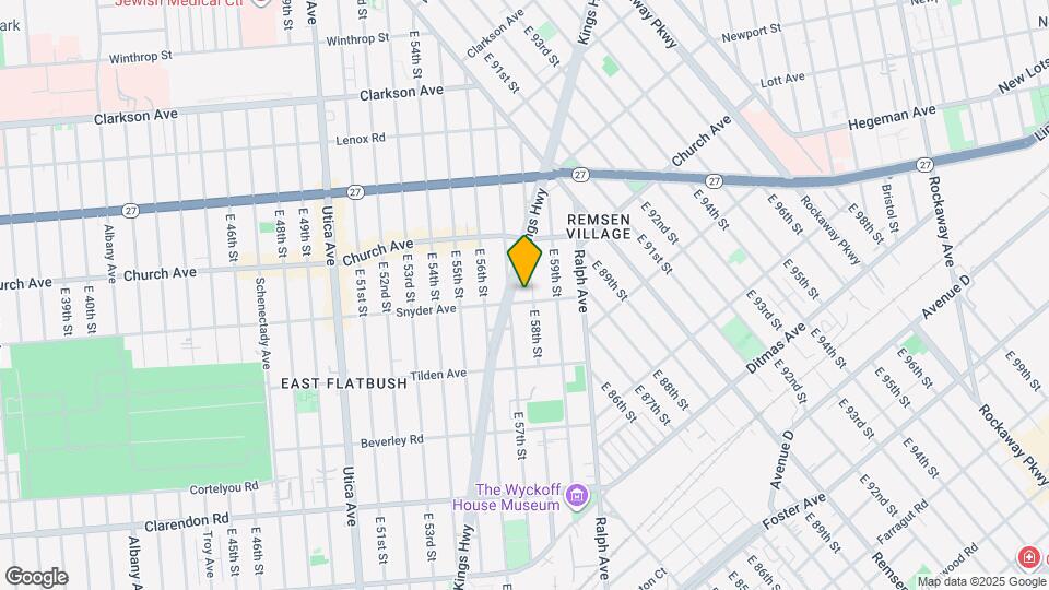 5715 Snyder Ave Mapa y Detalles de la Ubicación