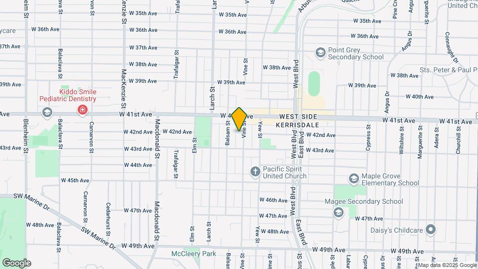 5825 Vine St Map and Location Details