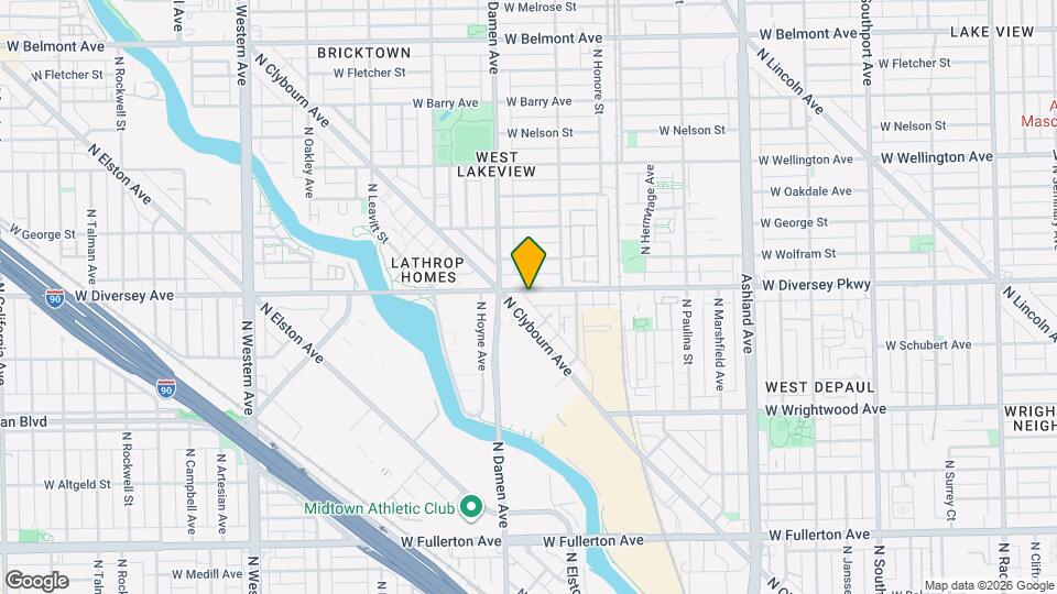 1947 W Diversey Pkwy Map and Location Details