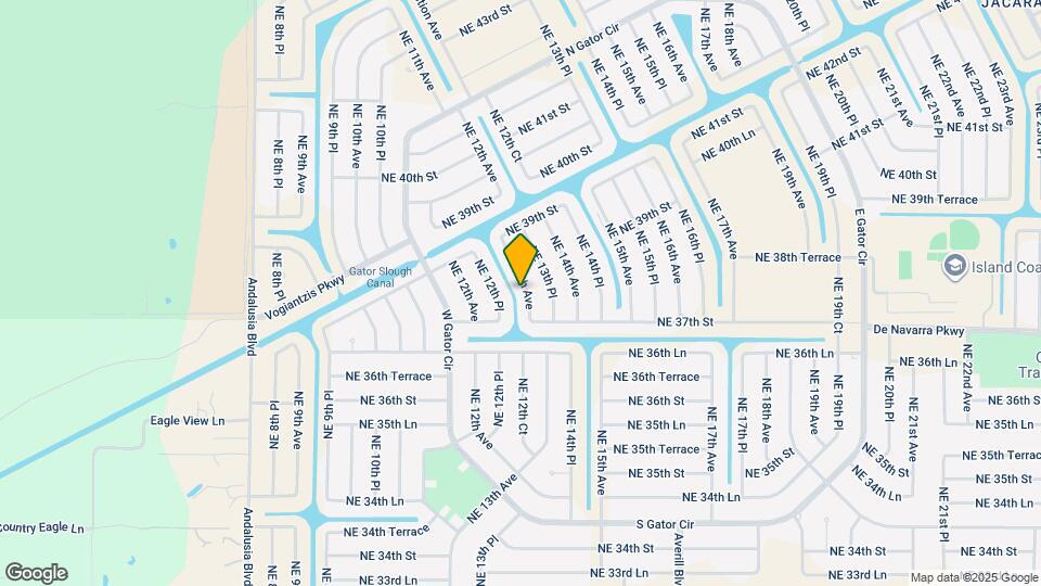 3718 NE 13th Ave Map and Location Details