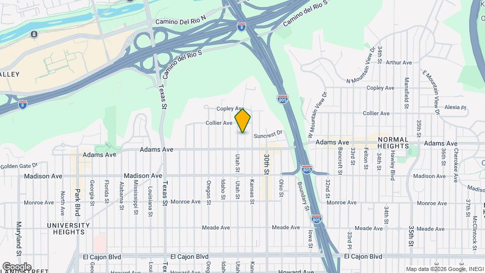 4747 Utah St Map and Location Details