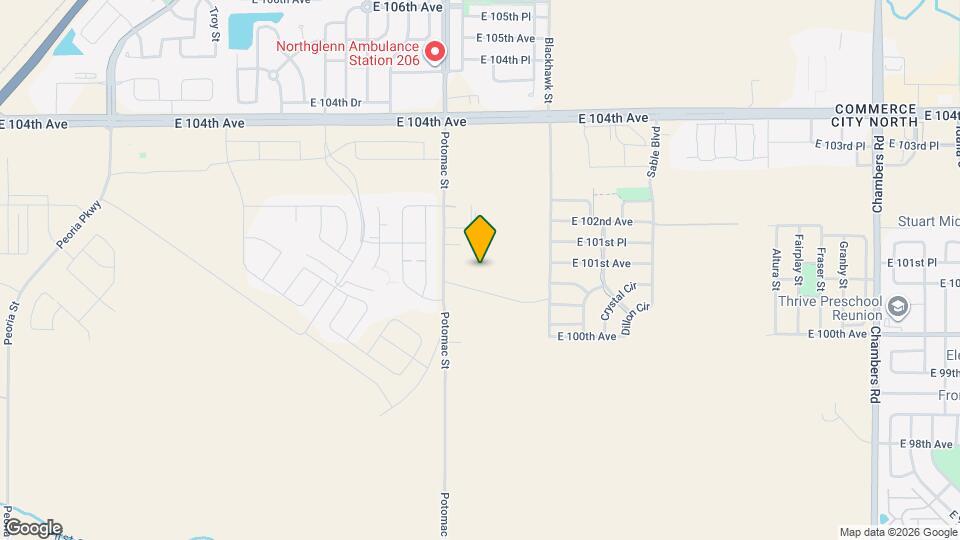 10095 Abilene St Mapa y Detalles de la Ubicación