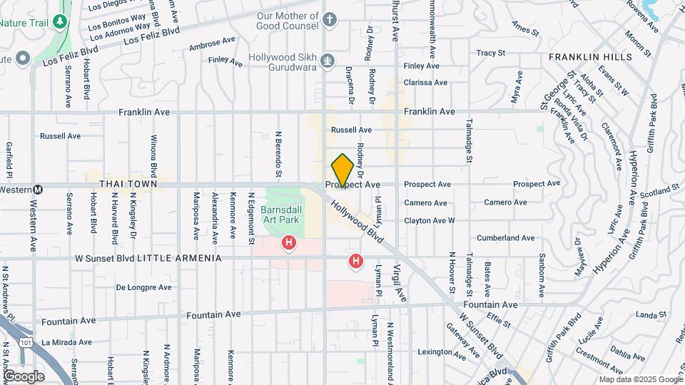 4628-4632 Prospect Ave Mapa y Detalles de la Ubicación