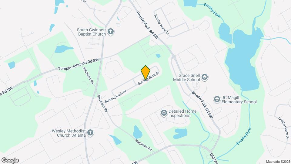 1190 Burning Bush Dr Mapa y Detalles de la Ubicación