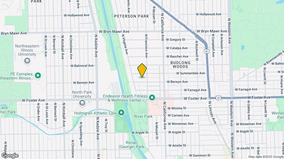 2918 W Berwyn Ave Mapa y Detalles de la Ubicación