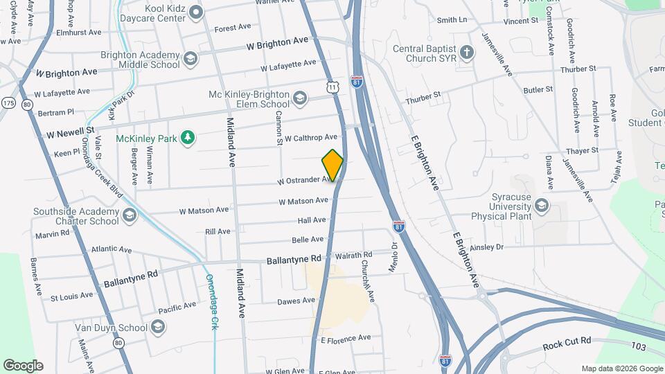 3514 S Salina St Map and Location Details