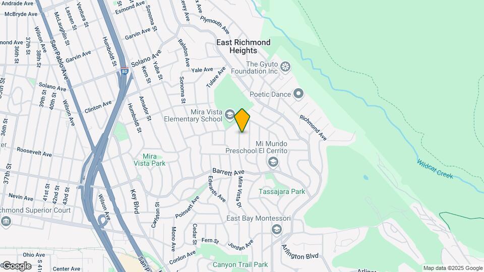 2658 Mira Vista Dr Map and Location Details