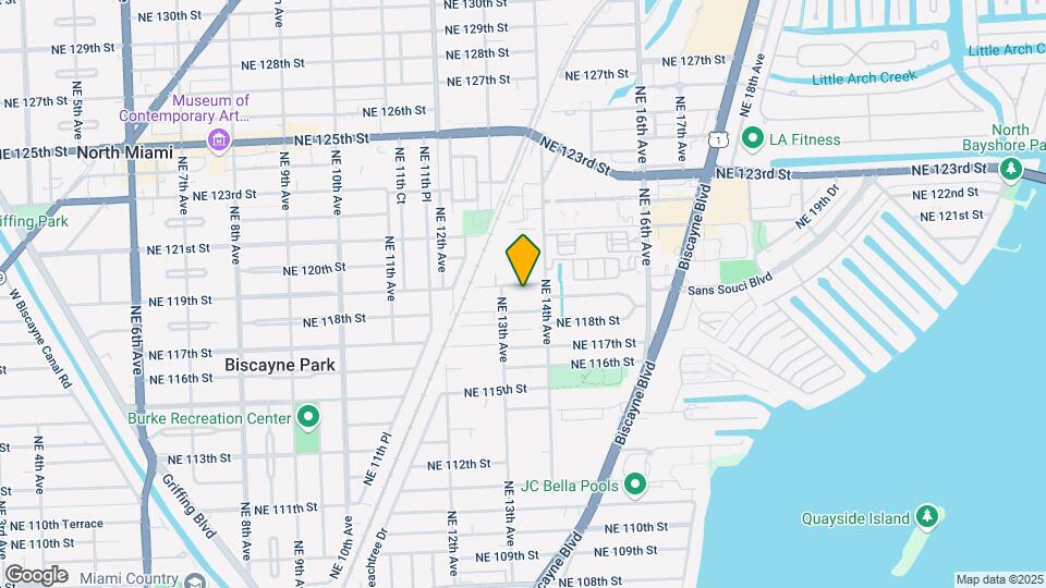 1370 NE 119th St Mapa y Detalles de la Ubicación