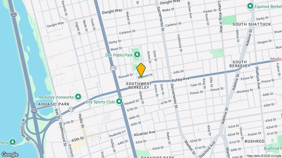 1308 Burnett St Map and Location Details